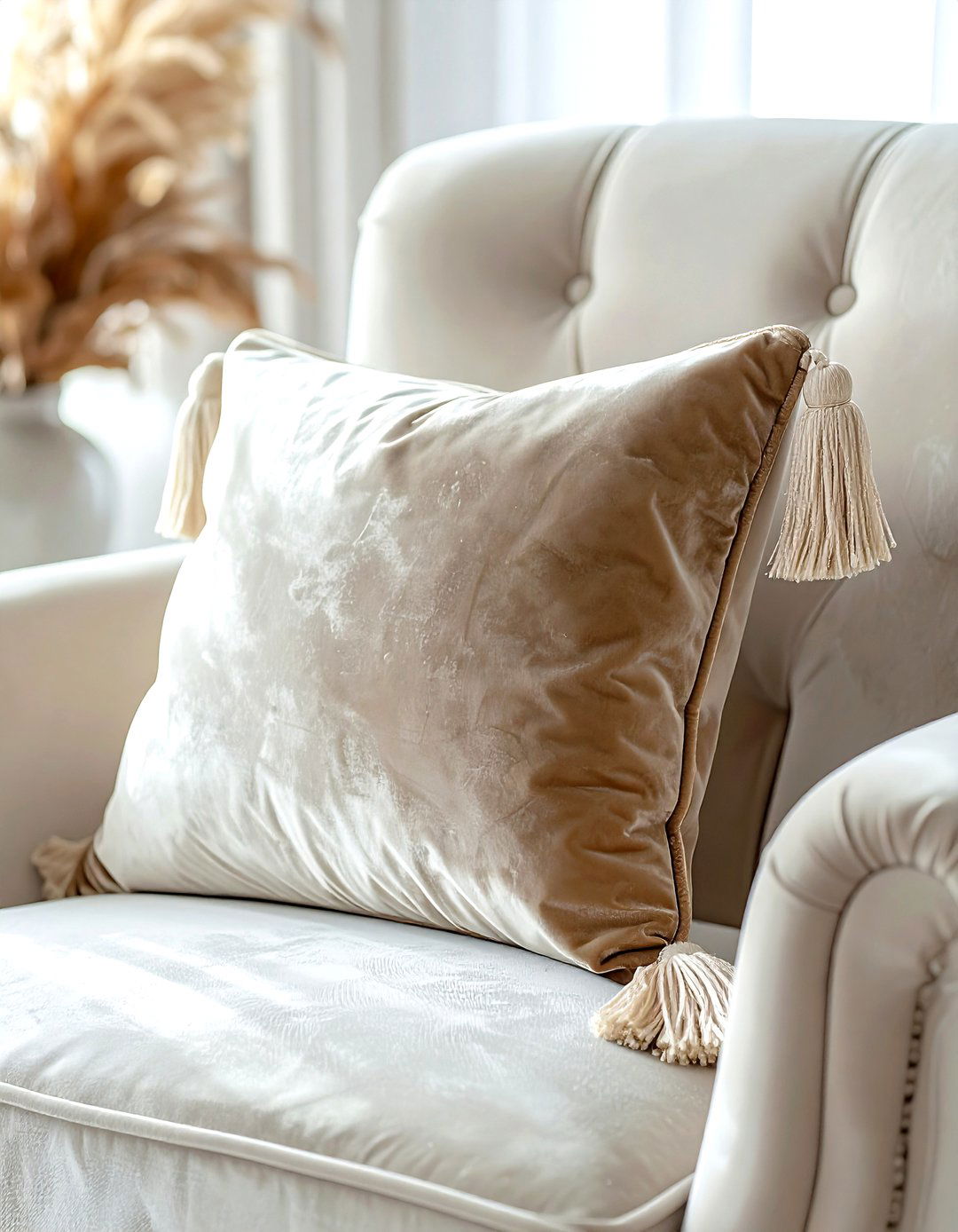 Silk tassel trim - 30 silk decor ideas