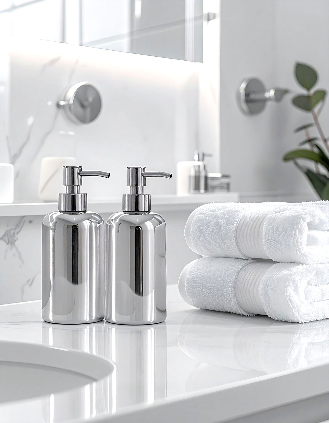 Silver Bathroom Accessories - 30 silver decor ideas