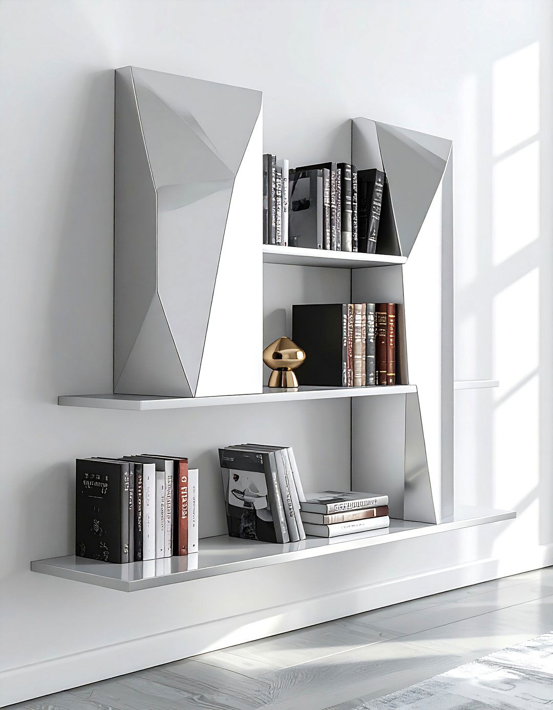 Silver Bookend - 30 silver decor ideas