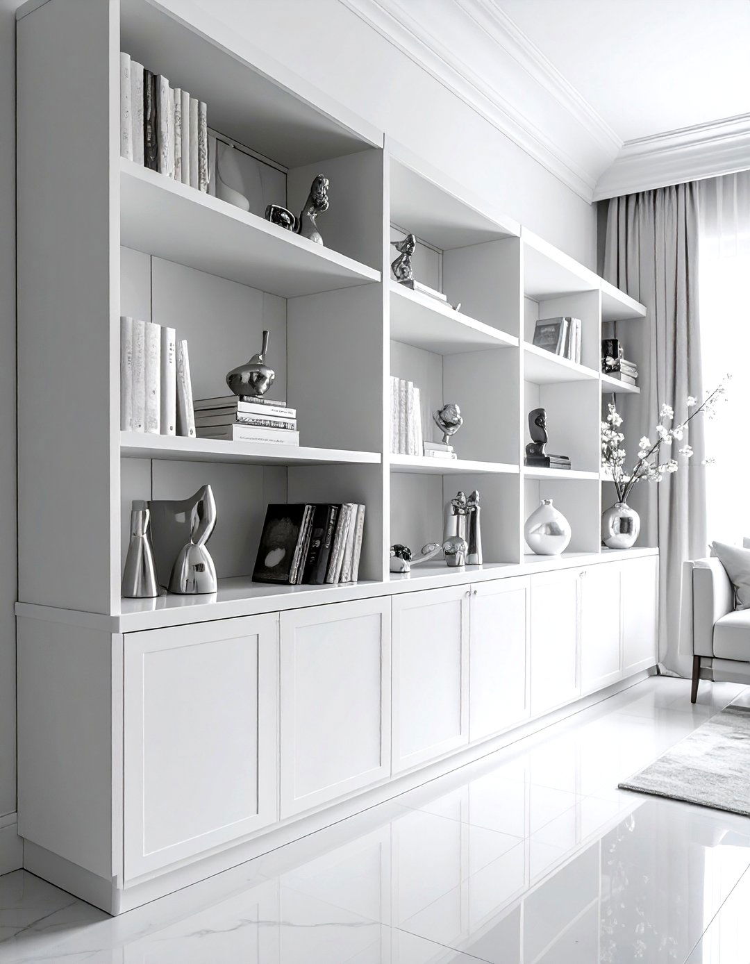 30 Silver Accent Living Room Ideas for a Modern Home Refresh