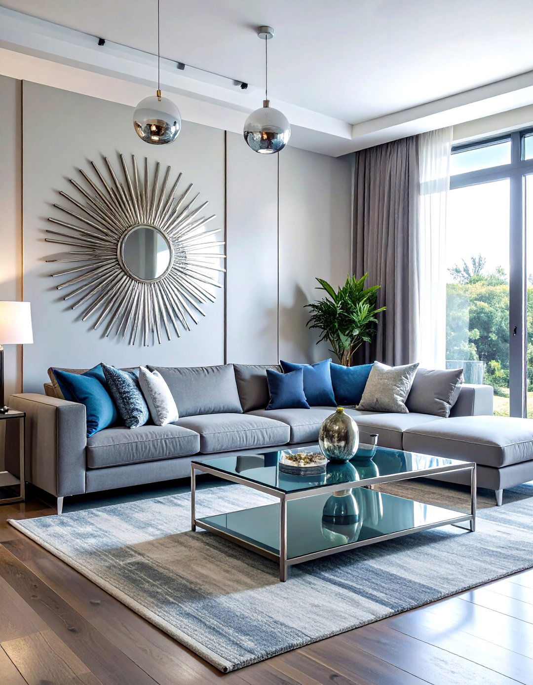 Silver Sunburst Mirror - 30 sunburst mirror ideas