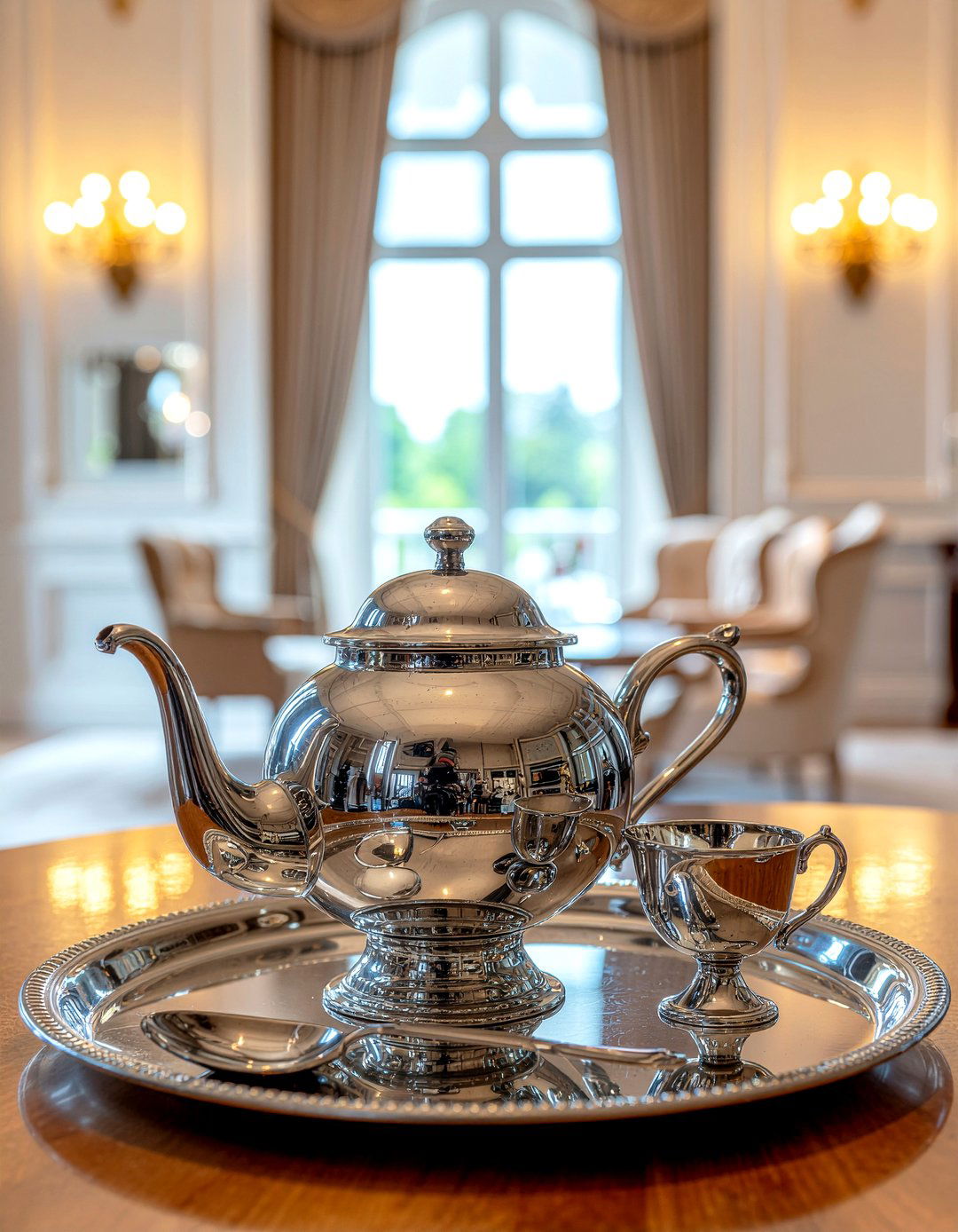 Silver Tea Service Set - 30 dining room tea service ideas