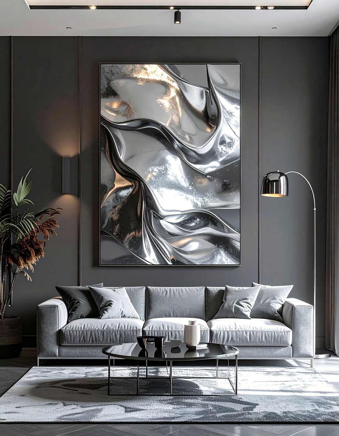 Silver Wall Art - 30 silver decor ideas