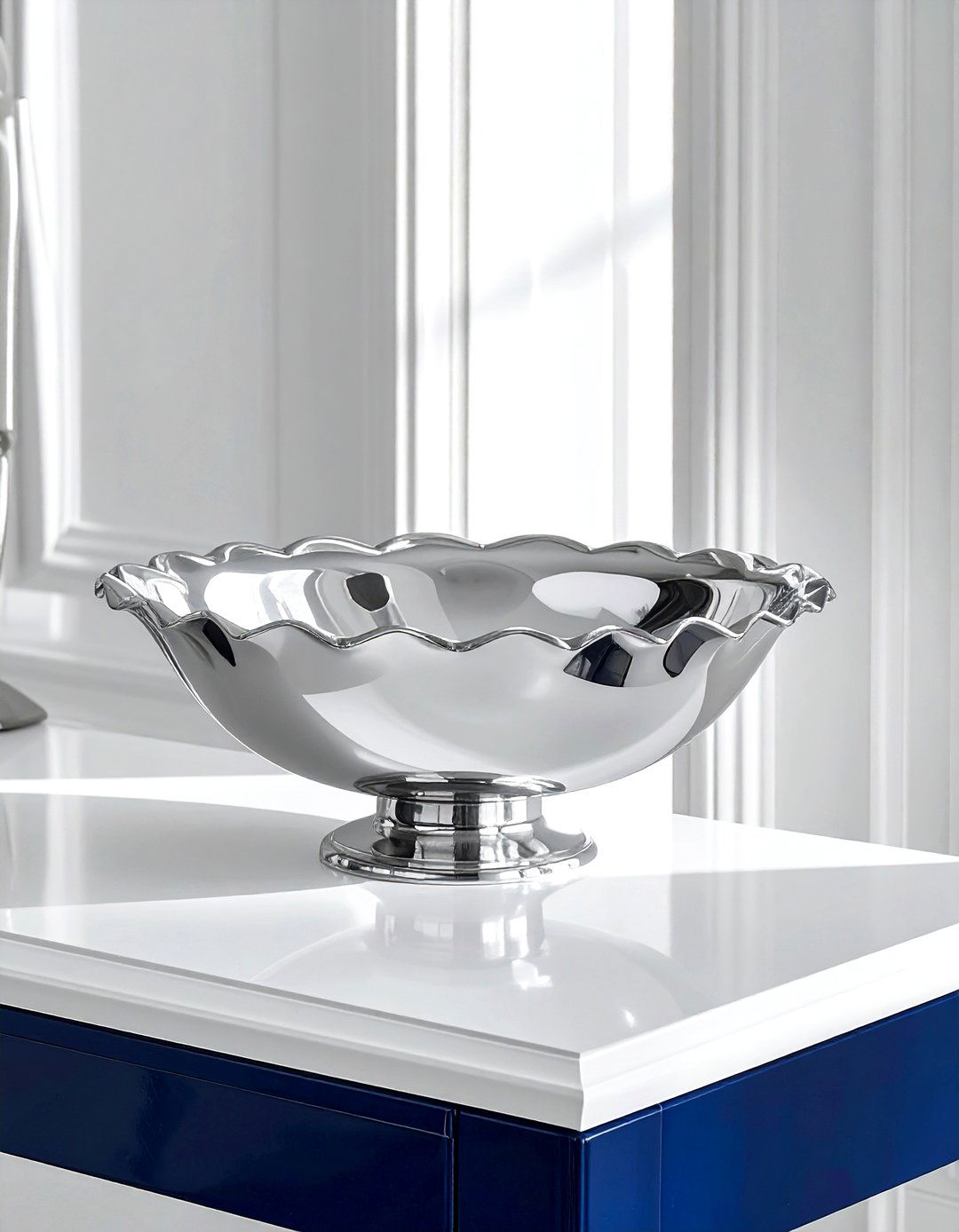 Silver centerpiece bowl - 30 console bowl ideas