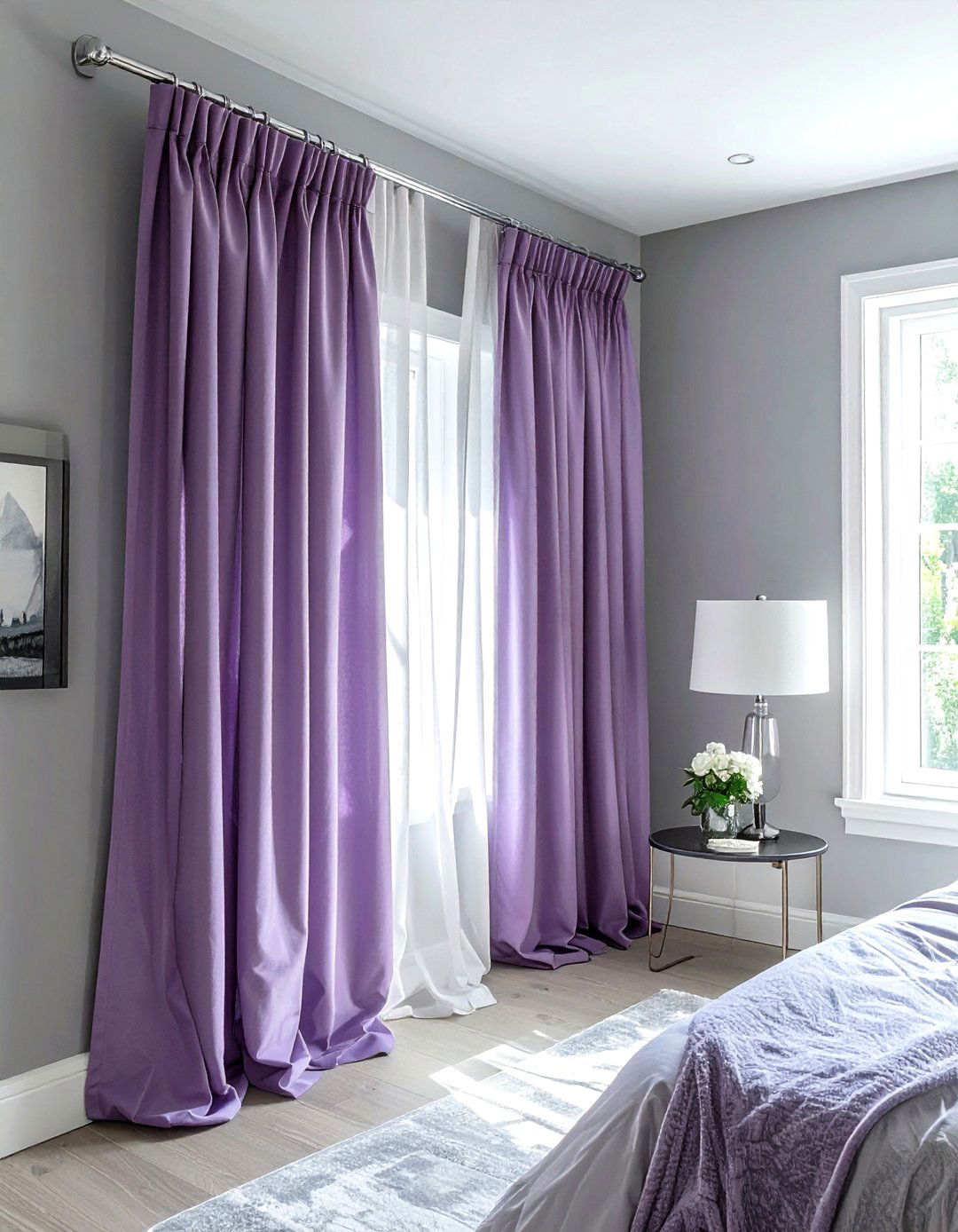 Silver curtain rod - 30 curtain rod ideas