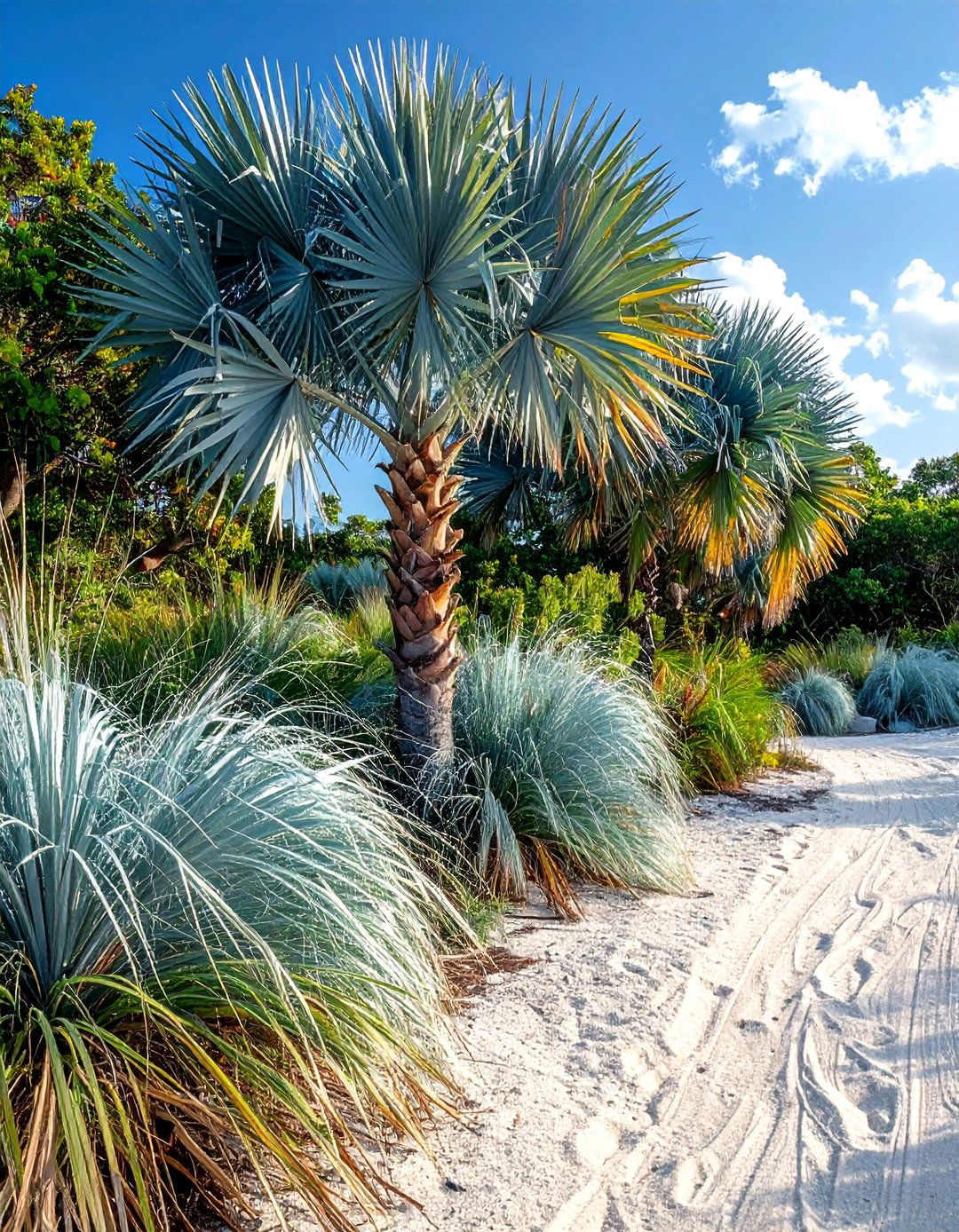 Silver saw palmetto texture - 30 palm plant ideas