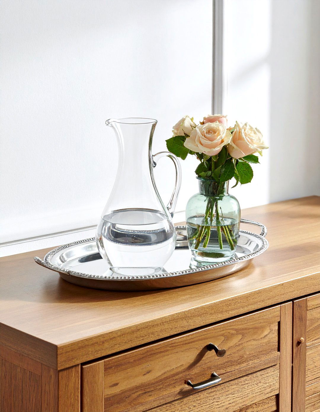 Silver tray decor - 30 old money decor ideas