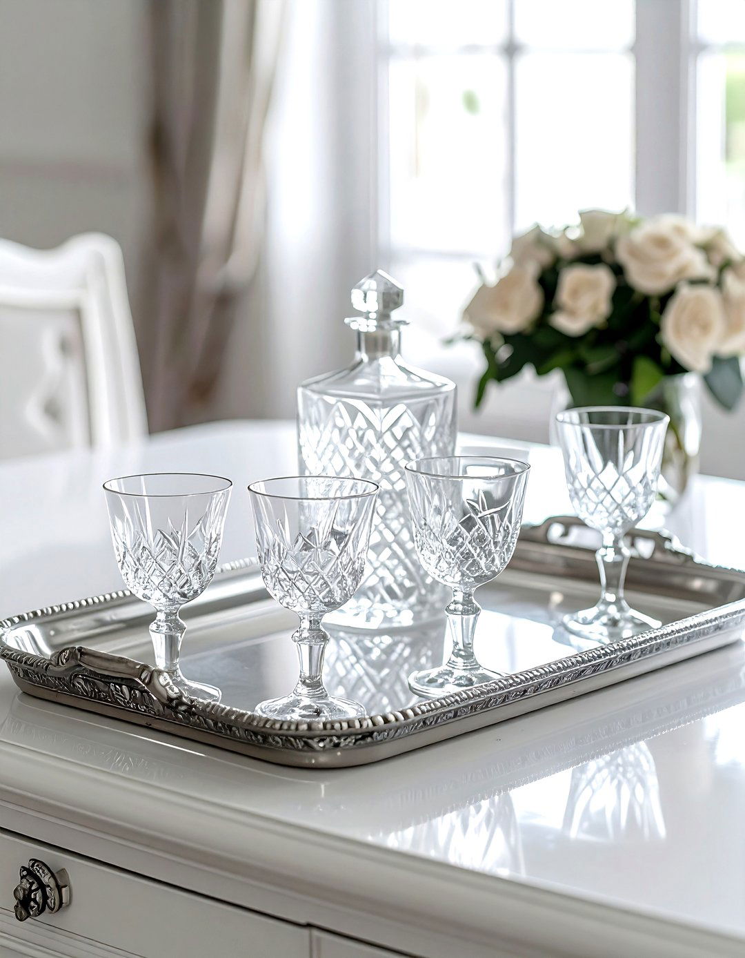 Silver tray - 30 bar tray ideas