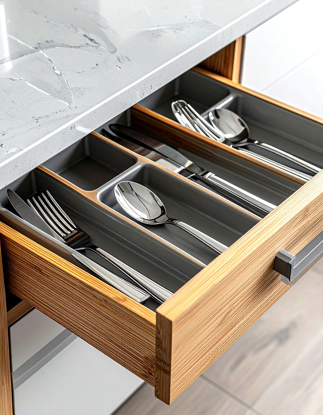 Silverware Drawer Organizer - 30 dining room drawer organization ideas
