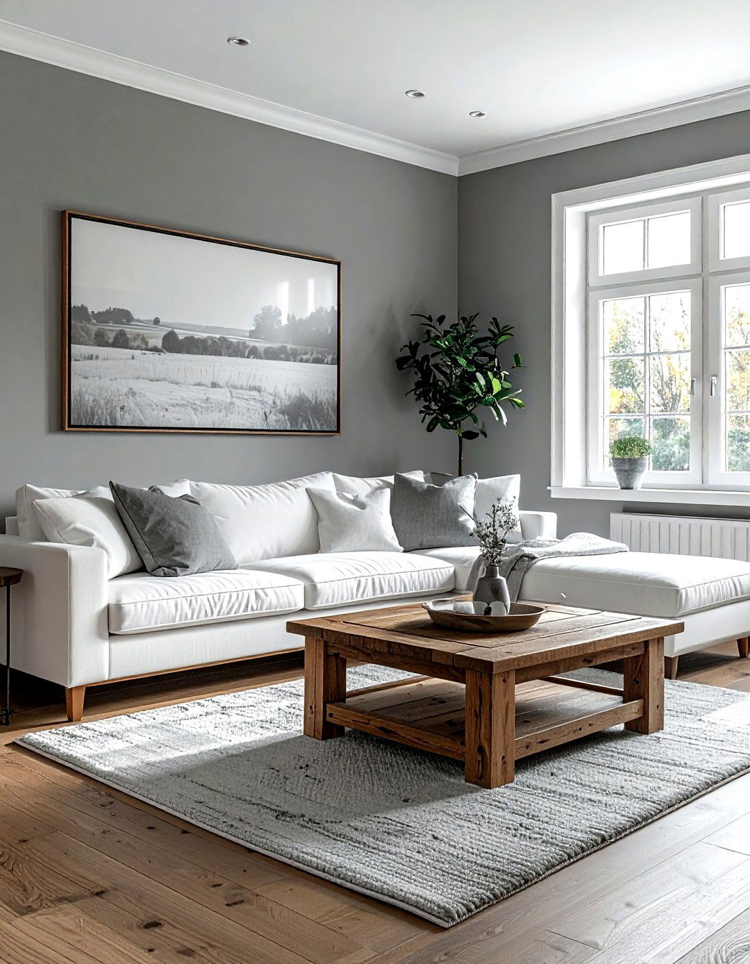 Simple Grey Farmhouse Living Room - 30 farmhouse grey living room ideas
