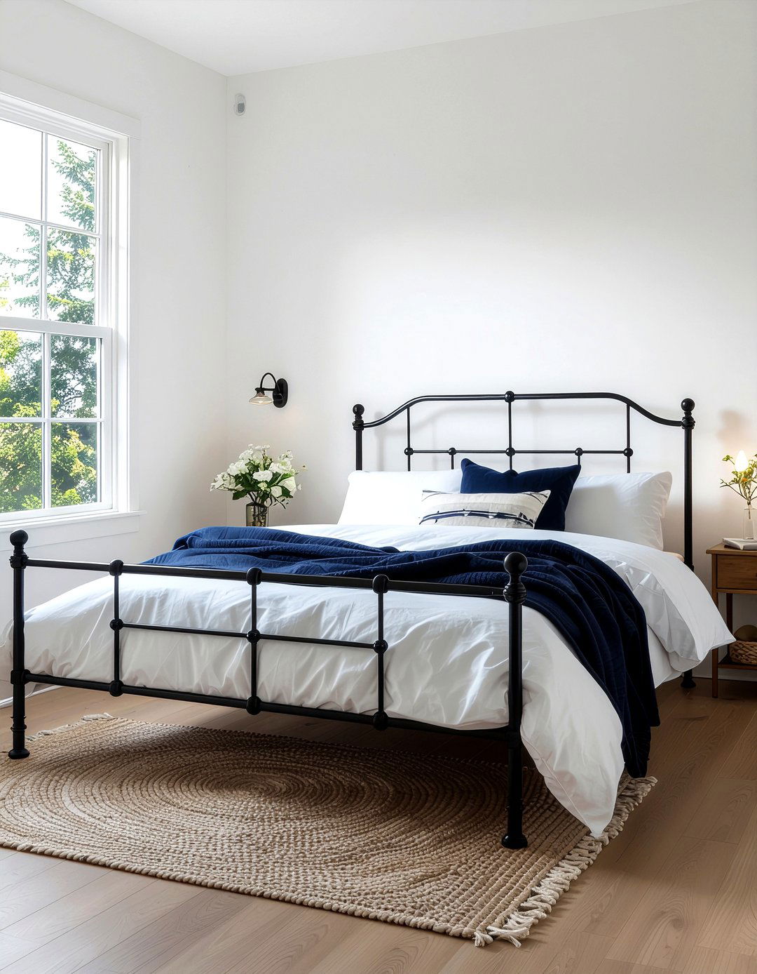 Simple Metal Bed Frame - 30 cheap bedroom furniture ideas