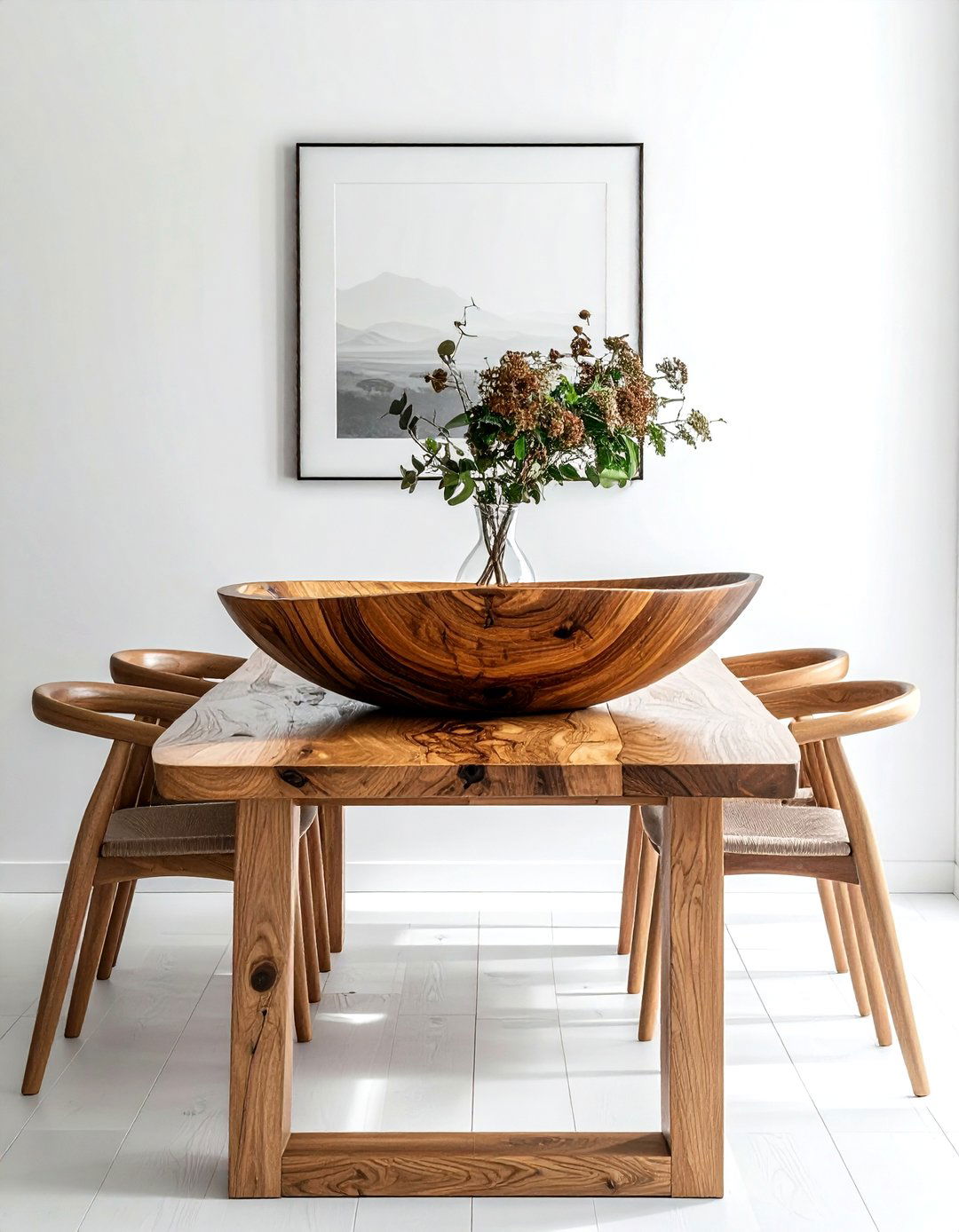 Simple dining room centerpiece - 30 Belgian dining room ideas