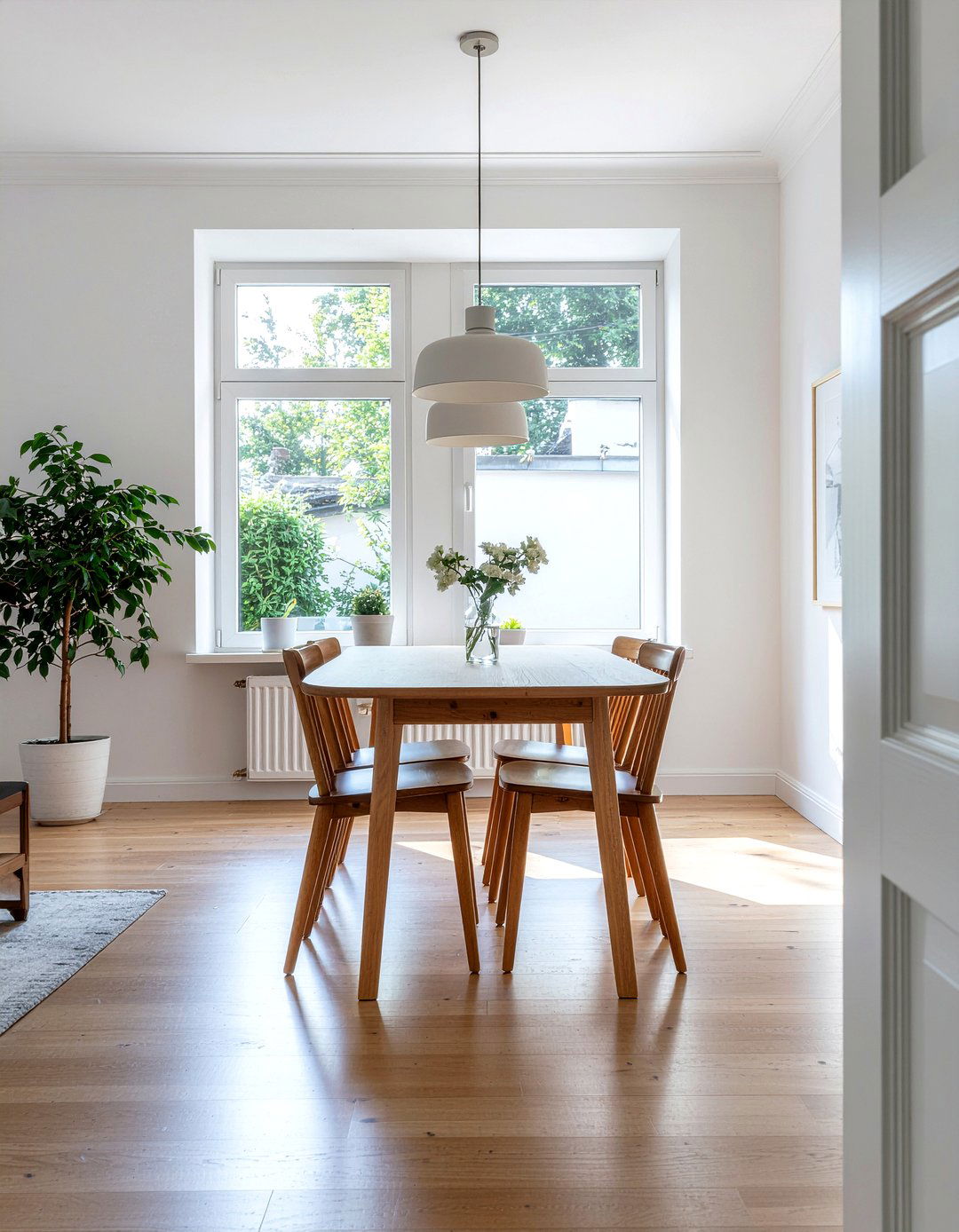 Simple flat profile cornice - 30 dining room cornice ideas