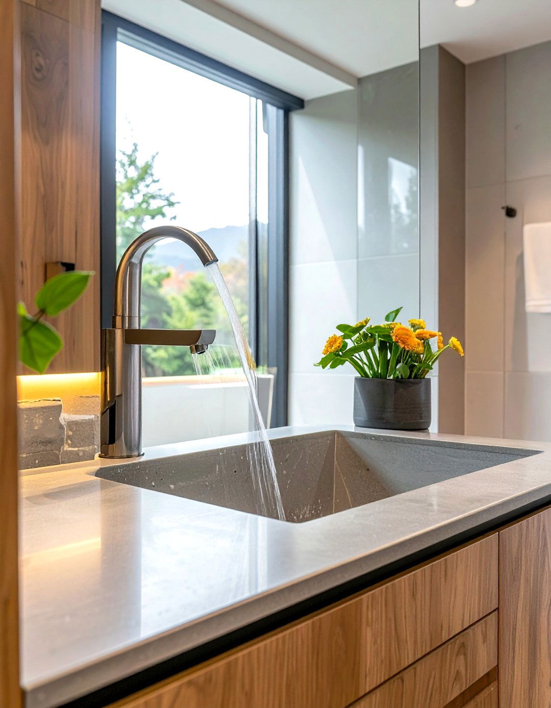 30 Waterfall Faucet Ideas for a Serene Bathroom Retreat