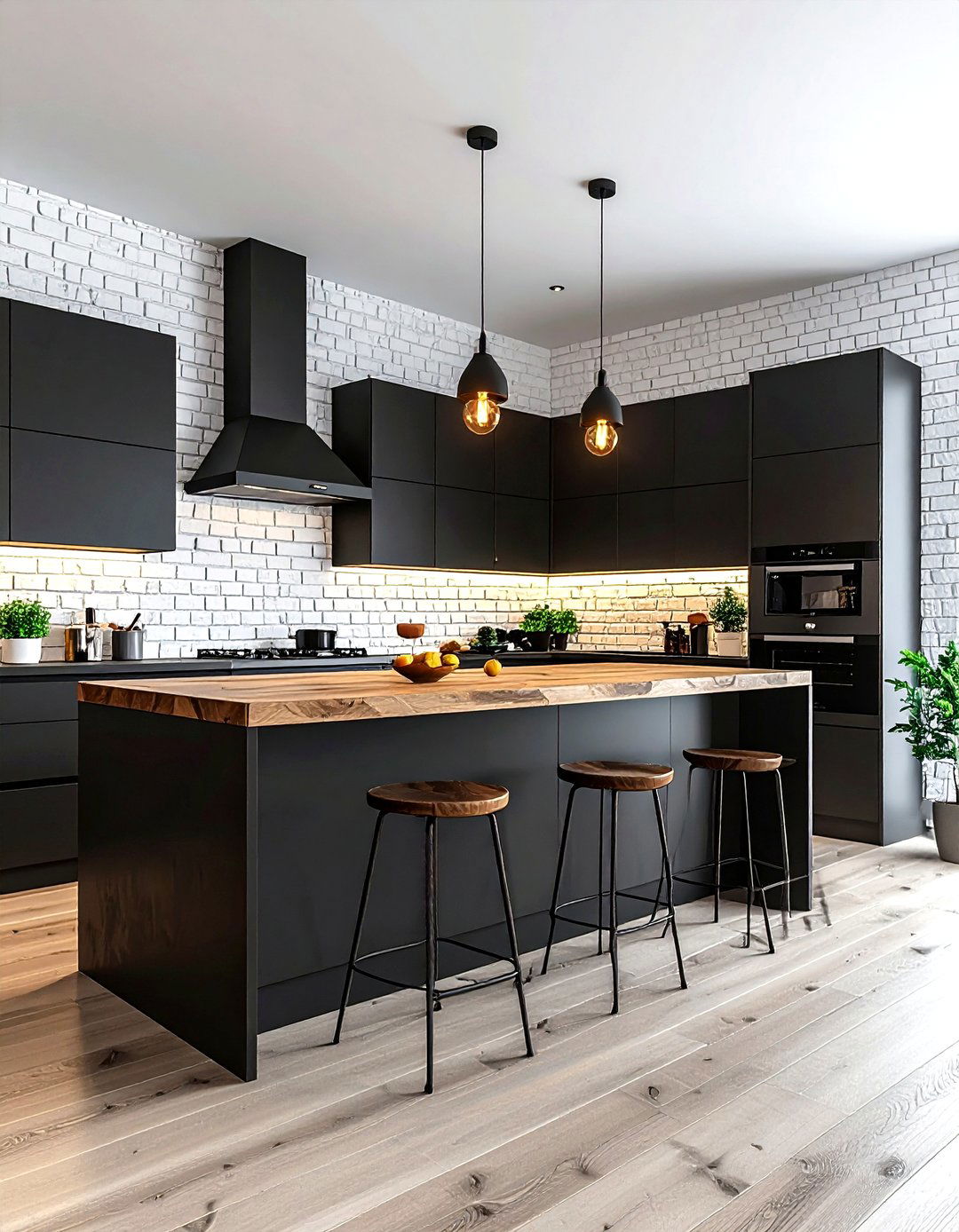 Single wall kitchen with island - 30 kitchen reconfiguration ideas