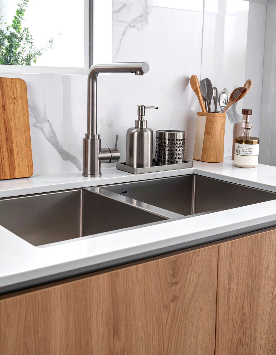 Sink Caddy Organizers - 30 small kitchen storage ideas