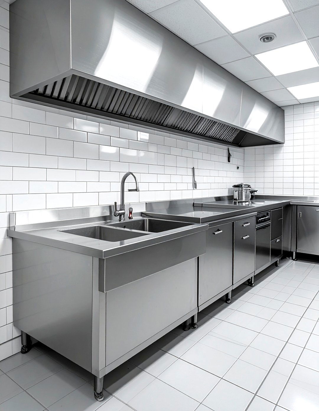 Sink Focused Scullery - 30 kitchen prep kitchen ideas