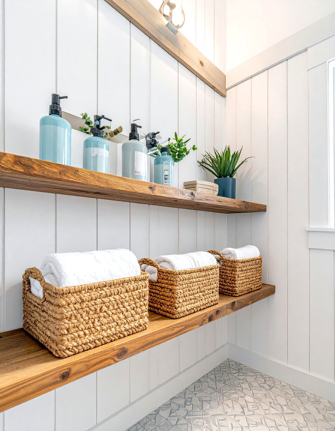 Sisal Basket Bathroom Decor - 30 earthy bathroom ideas