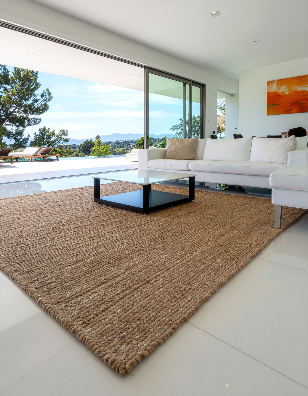 Sisal Carpet - 30 textured living room ideas