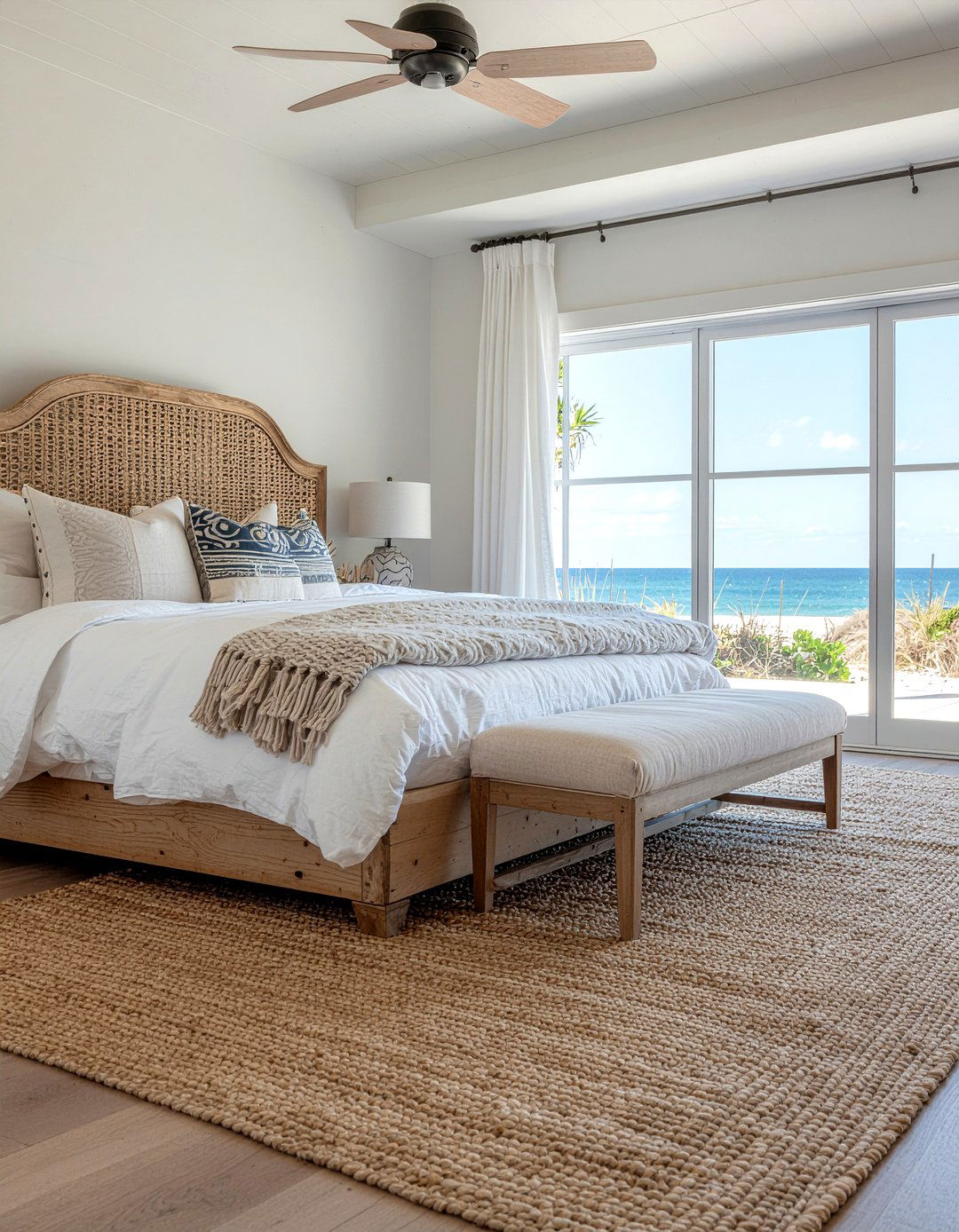 Sisal Carpet Bedroom - 30 beach house bedroom ideas