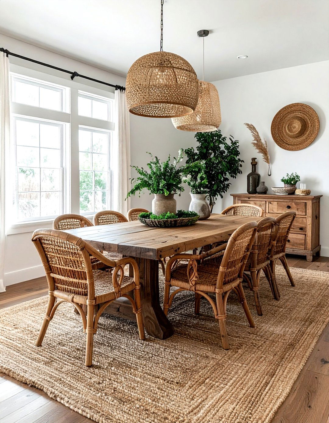 Sisal Dining Room - 30 sisal decor ideas