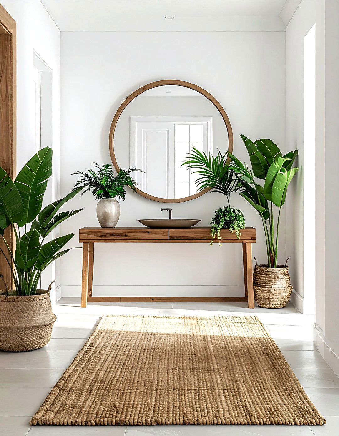 Sisal Entryway Mat - 30 sisal decor ideas