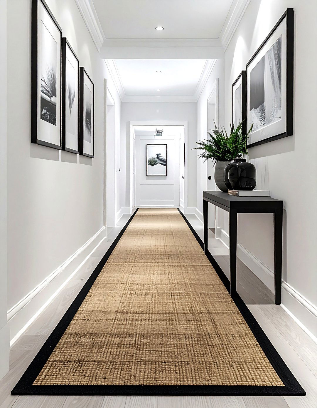 Sisal Hallway Runner - 30 sisal decor ideas