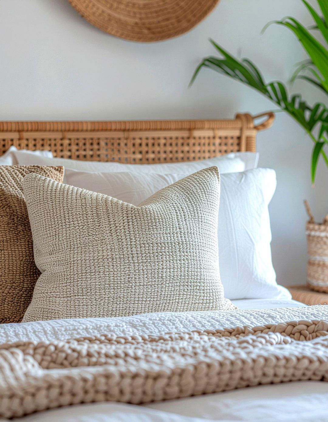 Sisal Headboard - 30 sisal bedroom ideas