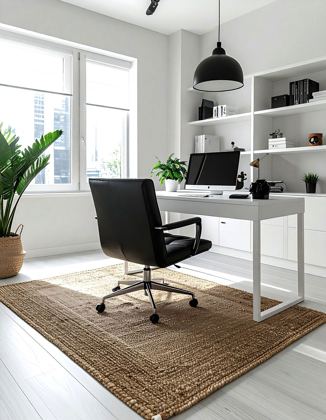Sisal Home Office - 30 sisal decor ideas