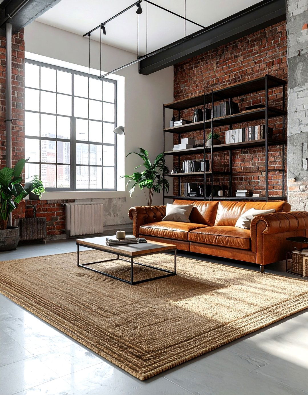 Sisal Industrial Loft - 30 sisal decor ideas