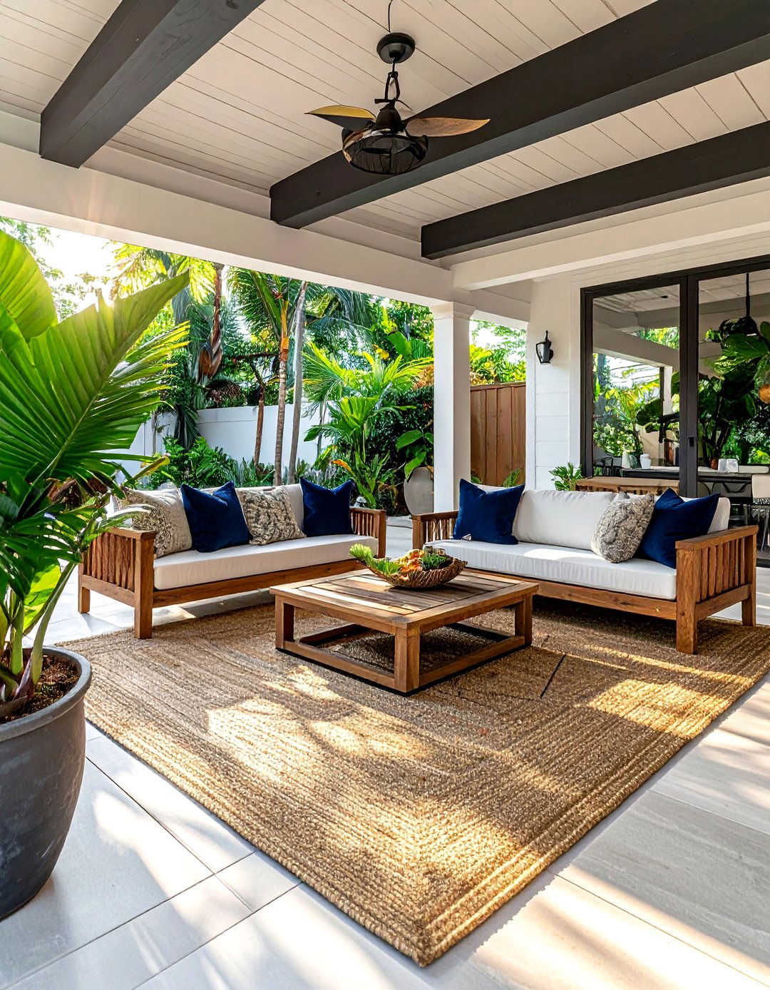 Sisal Patio Area - 30 sisal decor ideas