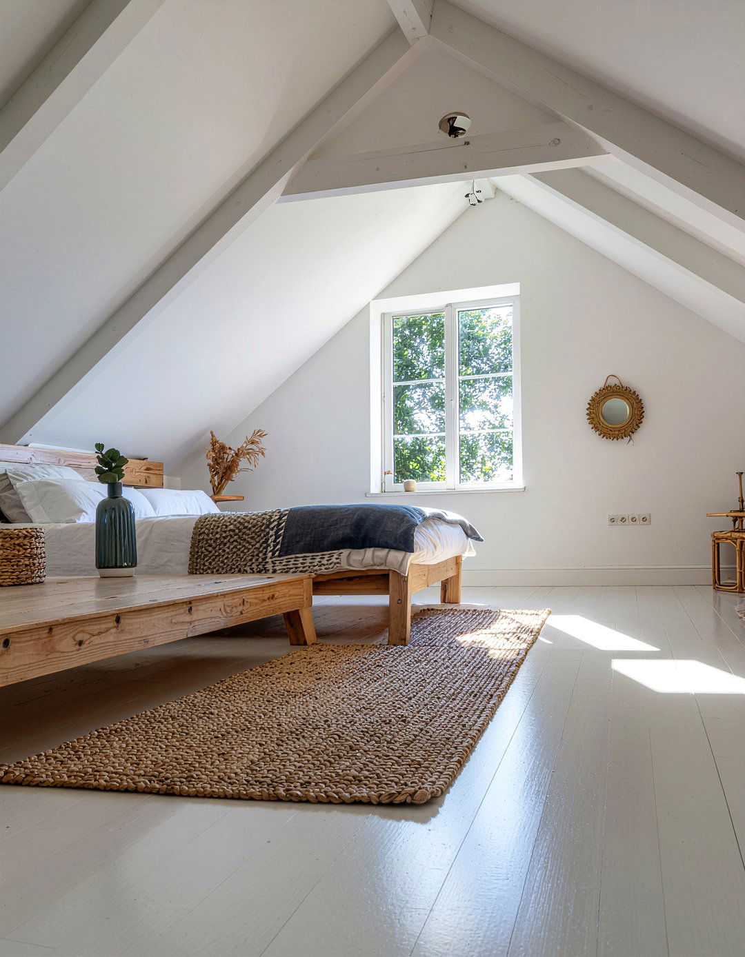 Sisal Rug For Attic Bedroom - 30 sisal bedroom ideas