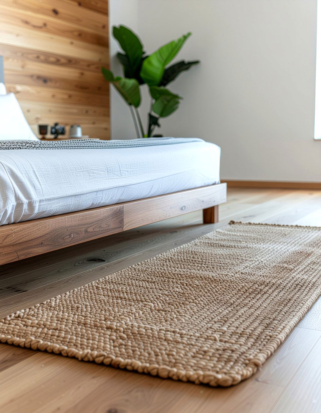 Sisal Rug With Wooden Furniture - 30 sisal bedroom ideas