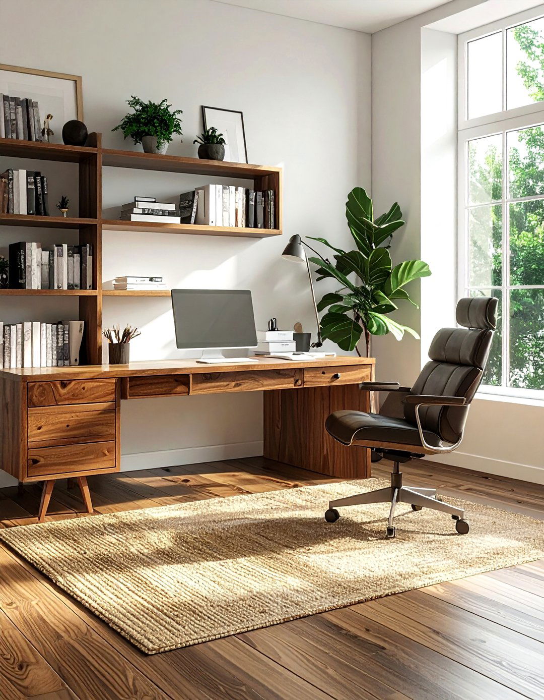 Sisal floor rug - 30 neutral rug ideas