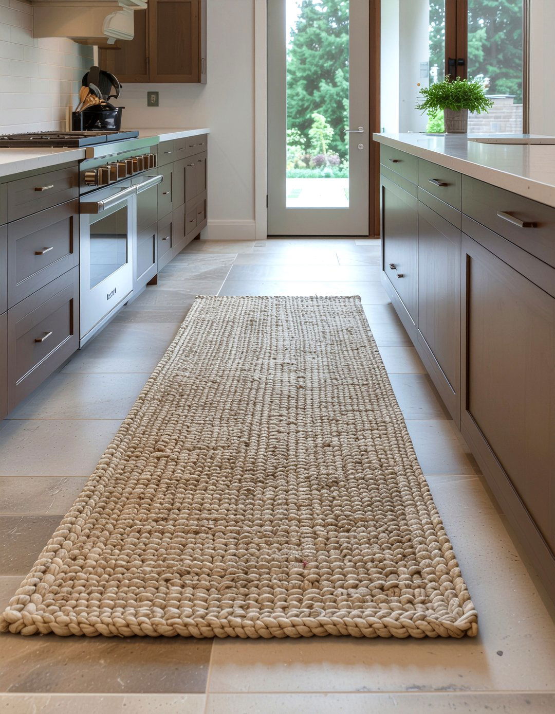 Sisal kitchen rug - 30 kitchen rug ideas