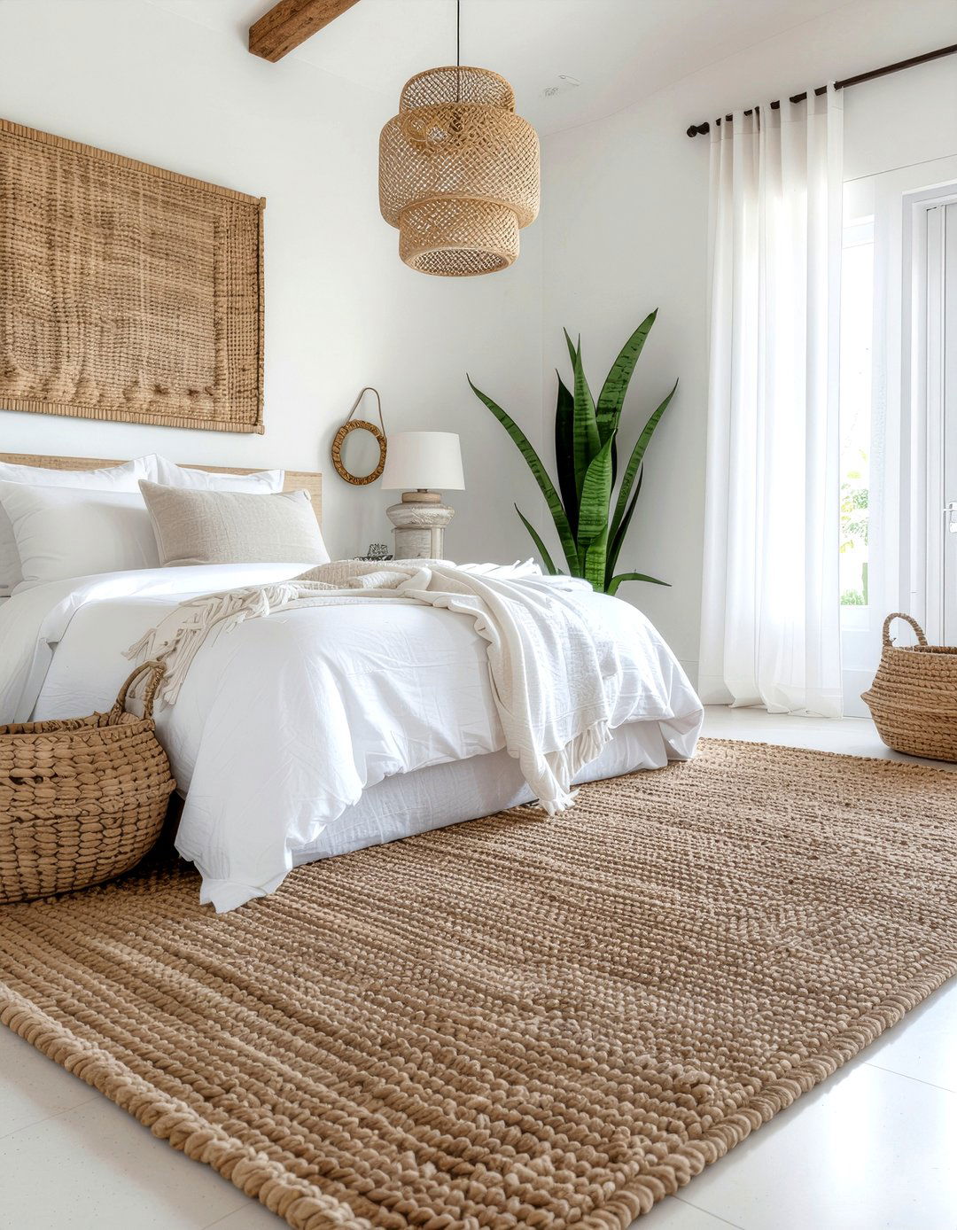 Sisal rug - 30 bedroom rugs