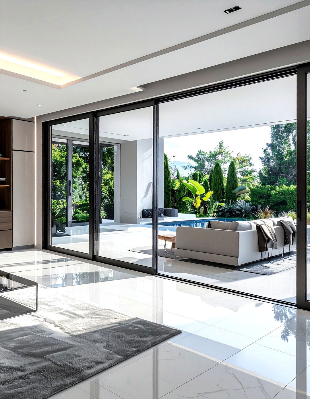 Six panel bifold doors - 30 living room bifold doors