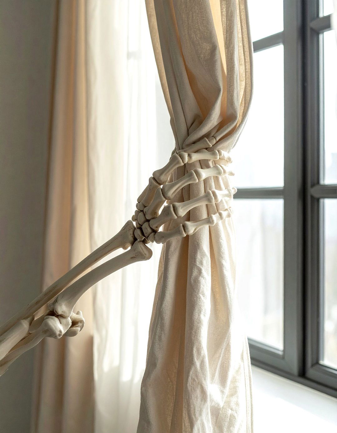 Skeleton Hand Accent - 30 spooky decor ideas