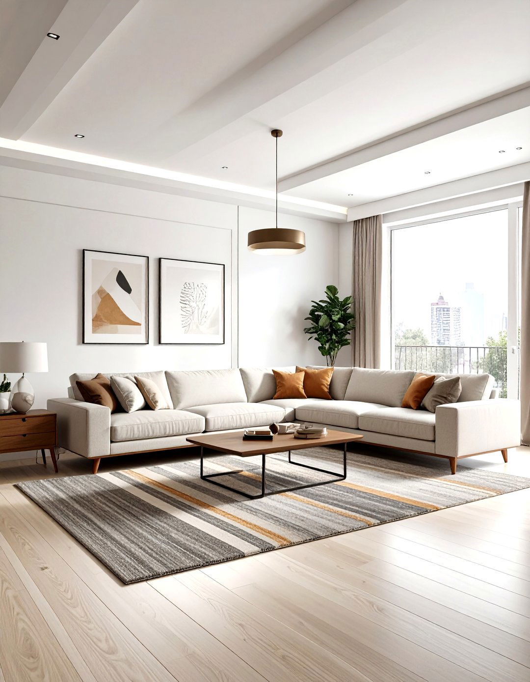 Skim coat ceiling - 30 living room smooth ceiling ideas