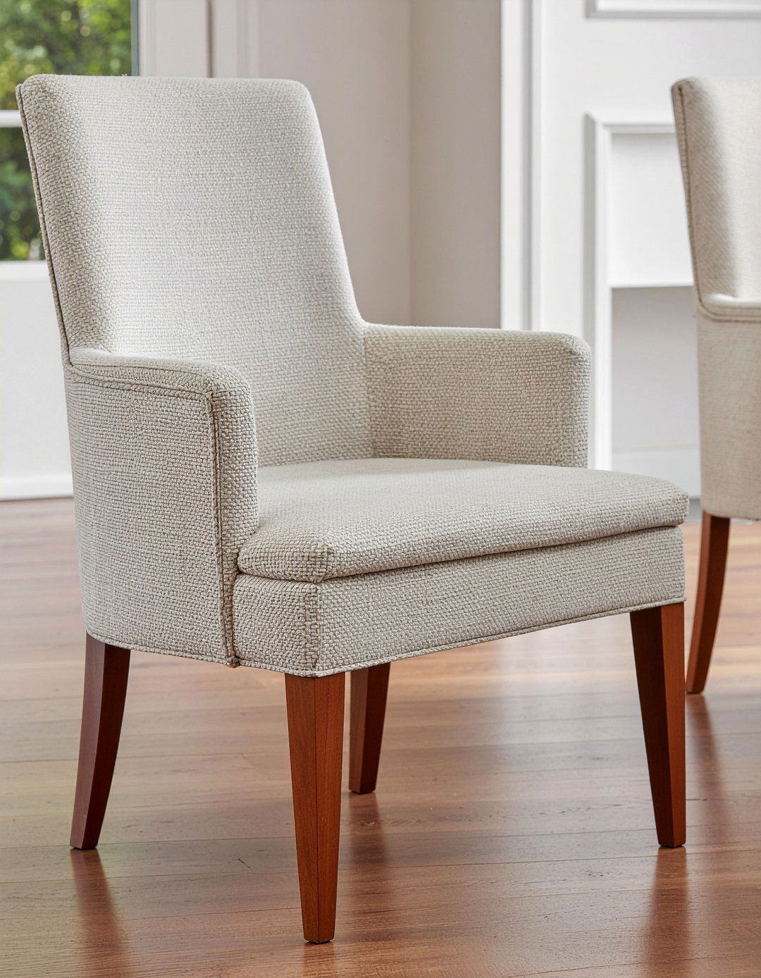 Skirted Dining Armchairs - 30 captain dining chair ideas