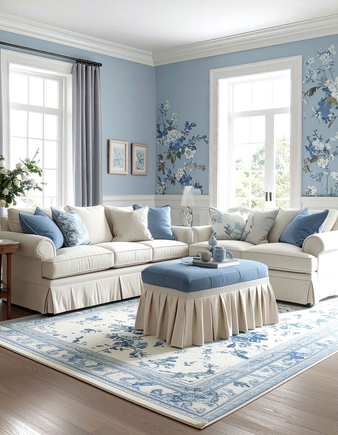 Skirted Furniture Detail - 30 stunning home decor ideas