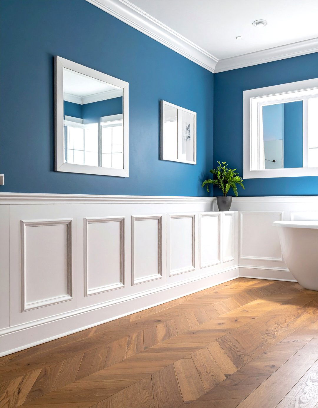 Skirting Board Detail - 30 Edwardian bathroom ideas