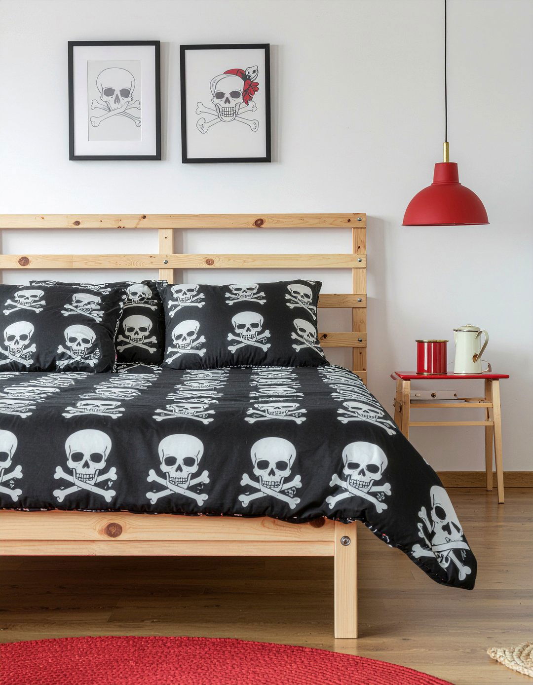 Skull And Crossbones Bedding - 30 pirate bedroom ideas
