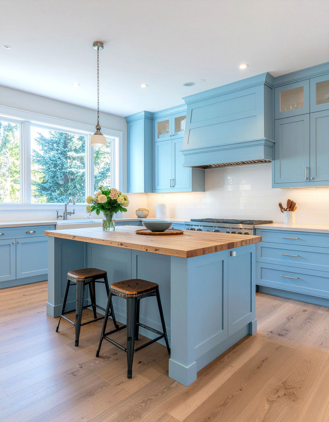 Sky Blue Kitchen - 30 blue kitchen ideas