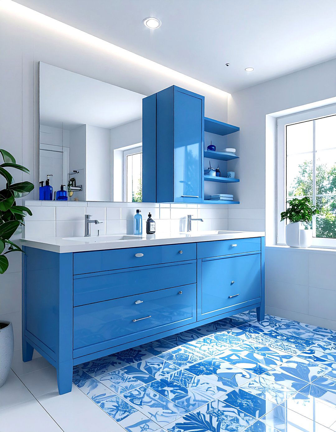Sky blue bathroom decor - 30 blue bathroom design ideas