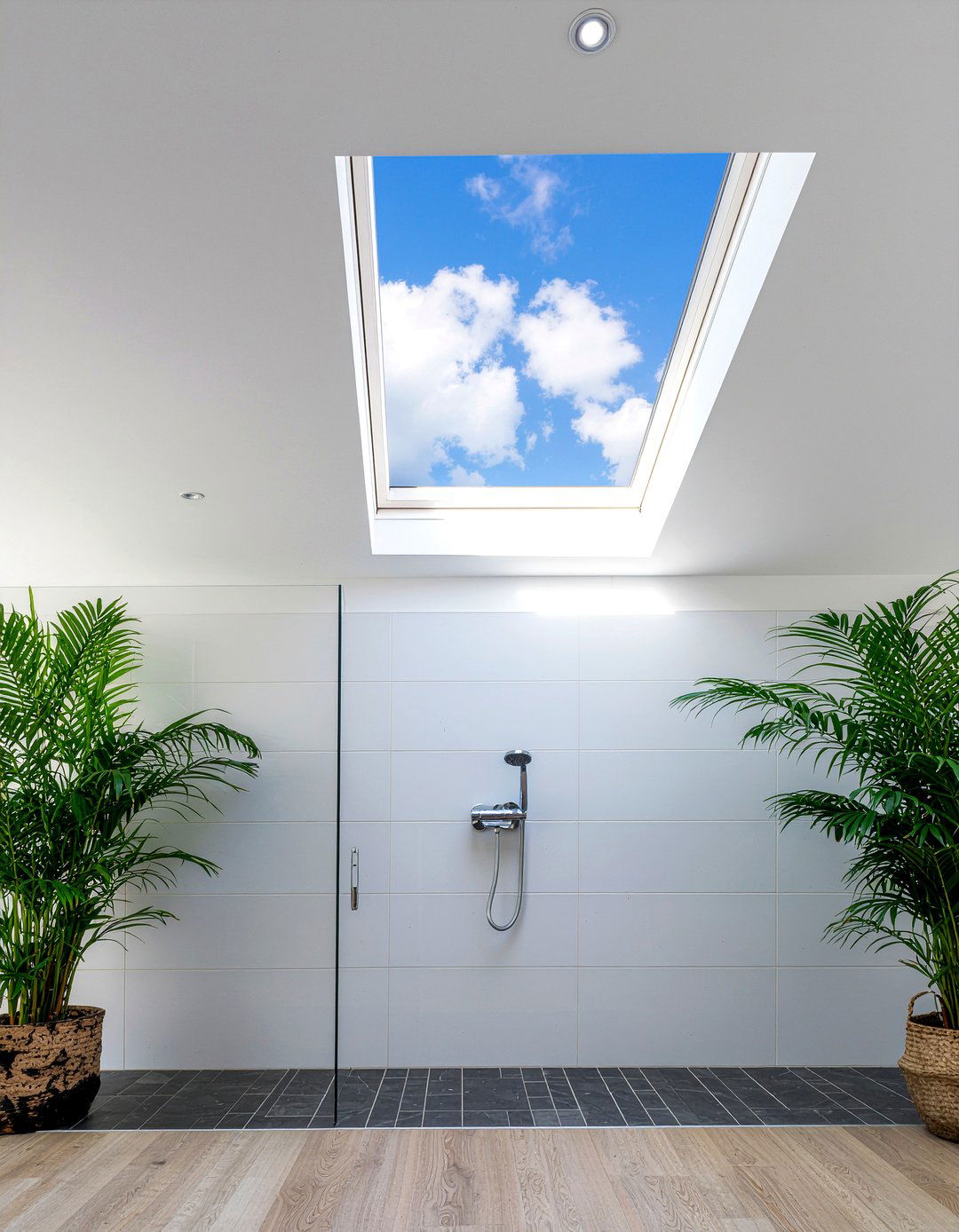 Skylight - 30 bathroom focal point ideas