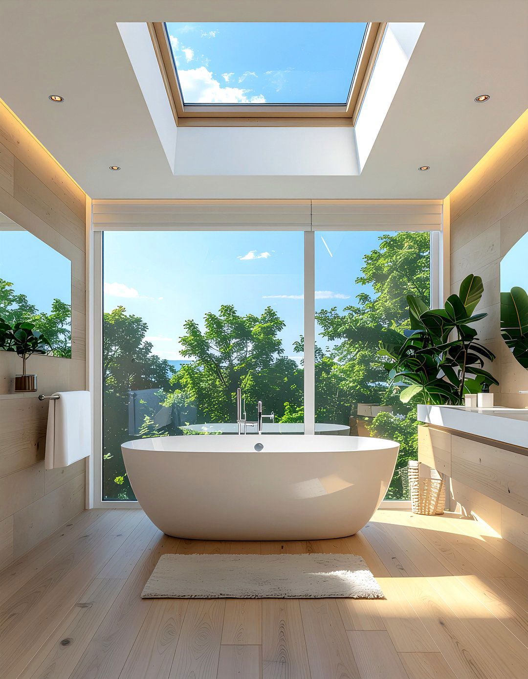 Skylight Bathroom - 30 bathroom emerging trend ideas
