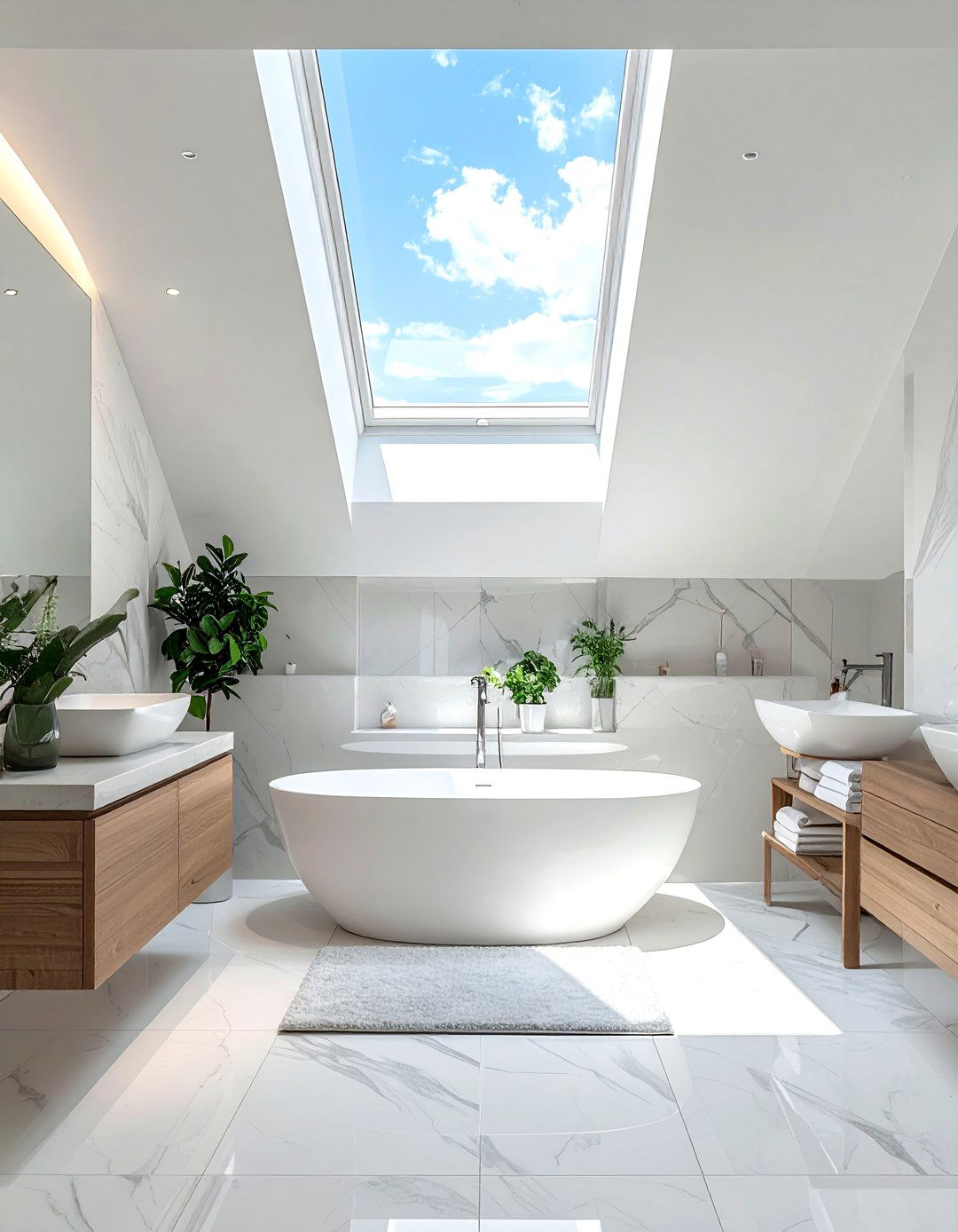 Skylight Bathroom - 30 spec home bathroom ideas