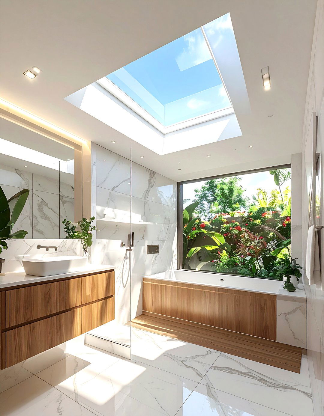 Skylight Bathroom Lighting - 30 bathroom redesign ideas