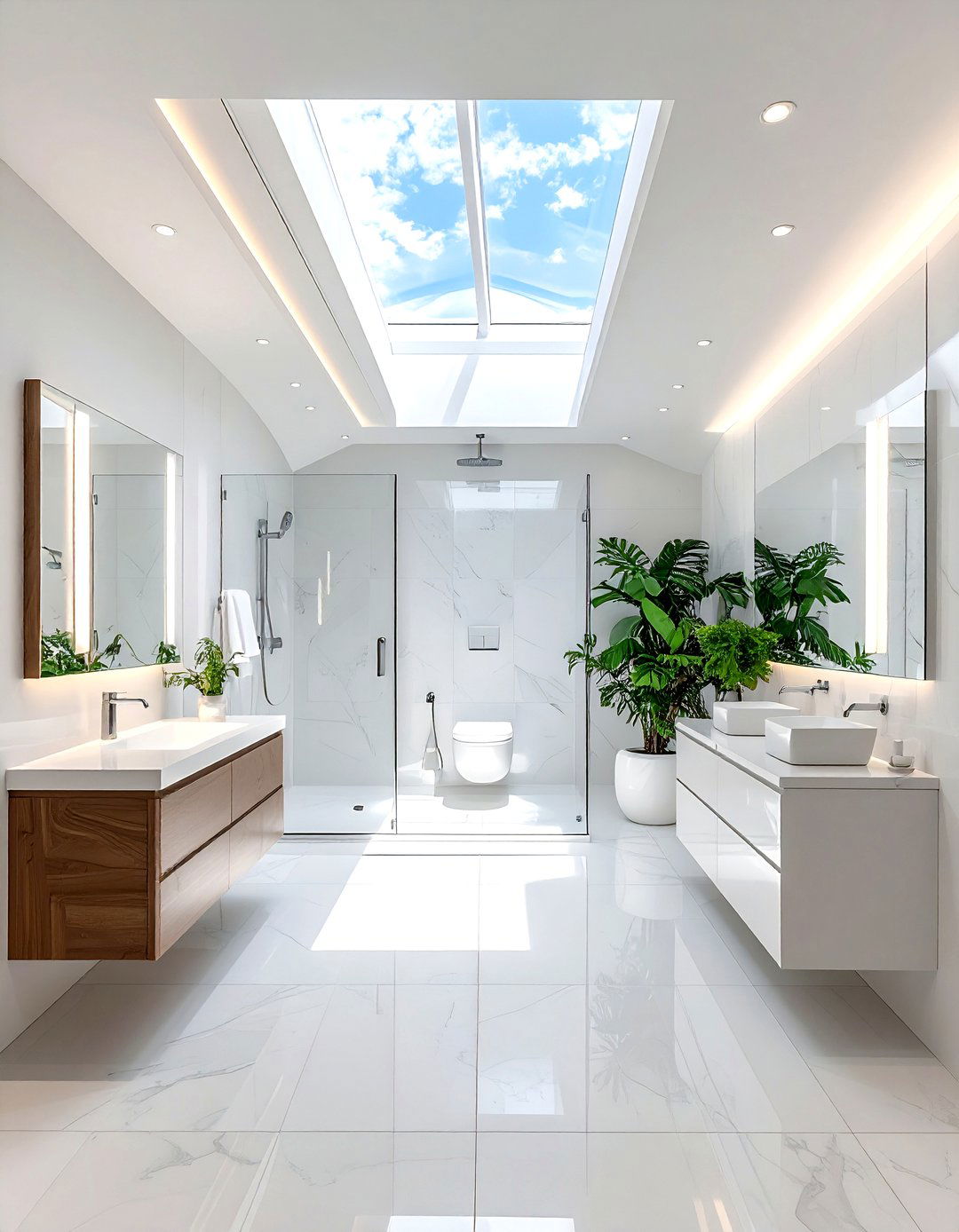 Skylight Bathroom Lighting - 30 popular bathroom ideas